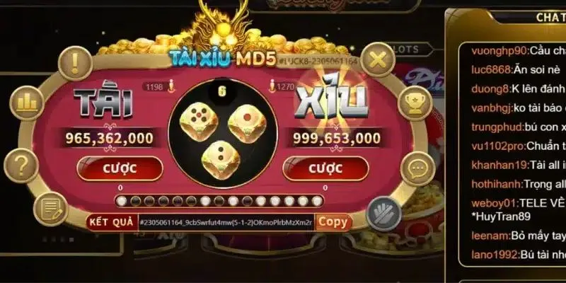 Tìm hiểu nguyên lý hoạt động của tài xỉu MD5