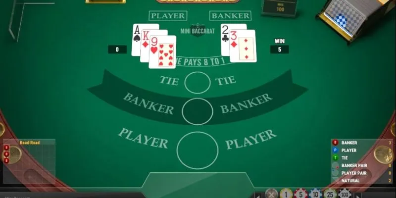 Khám phá sơ lược luật chơi Mini Baccarat
