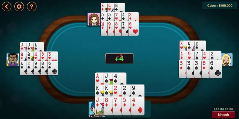 Khám phá các loại game bài 4 người được ưa chuộng 